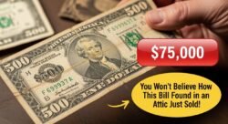 You Won’t Believe How This $500 Bill Found in an Attic Just Sold for an Eye-Popping $75,000